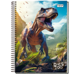 CAD.UNIV.C.D.1X1 80FLS DINOS ZOO 2466-5 C/4